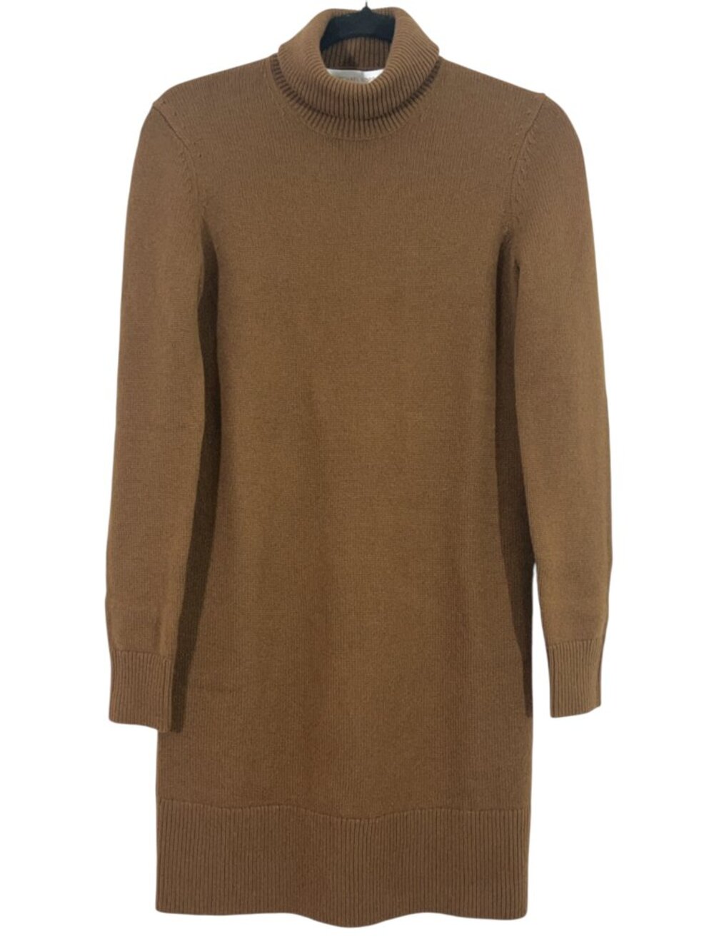 Michael Kors Collection Cashmere Turtleneck Sweater Dress Chestnut XS New $990